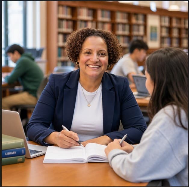 Students learning together